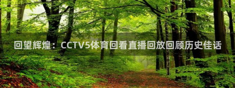 永利股份股吧：回望辉煌：CCTV5体育回看直播回放回顾历史佳话