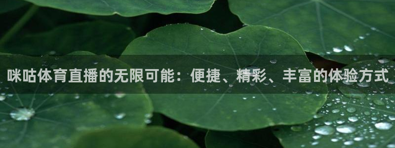 澳门永利的老板是谁：咪咕体育直播的无限可能：便捷、精彩、丰富的体验方式